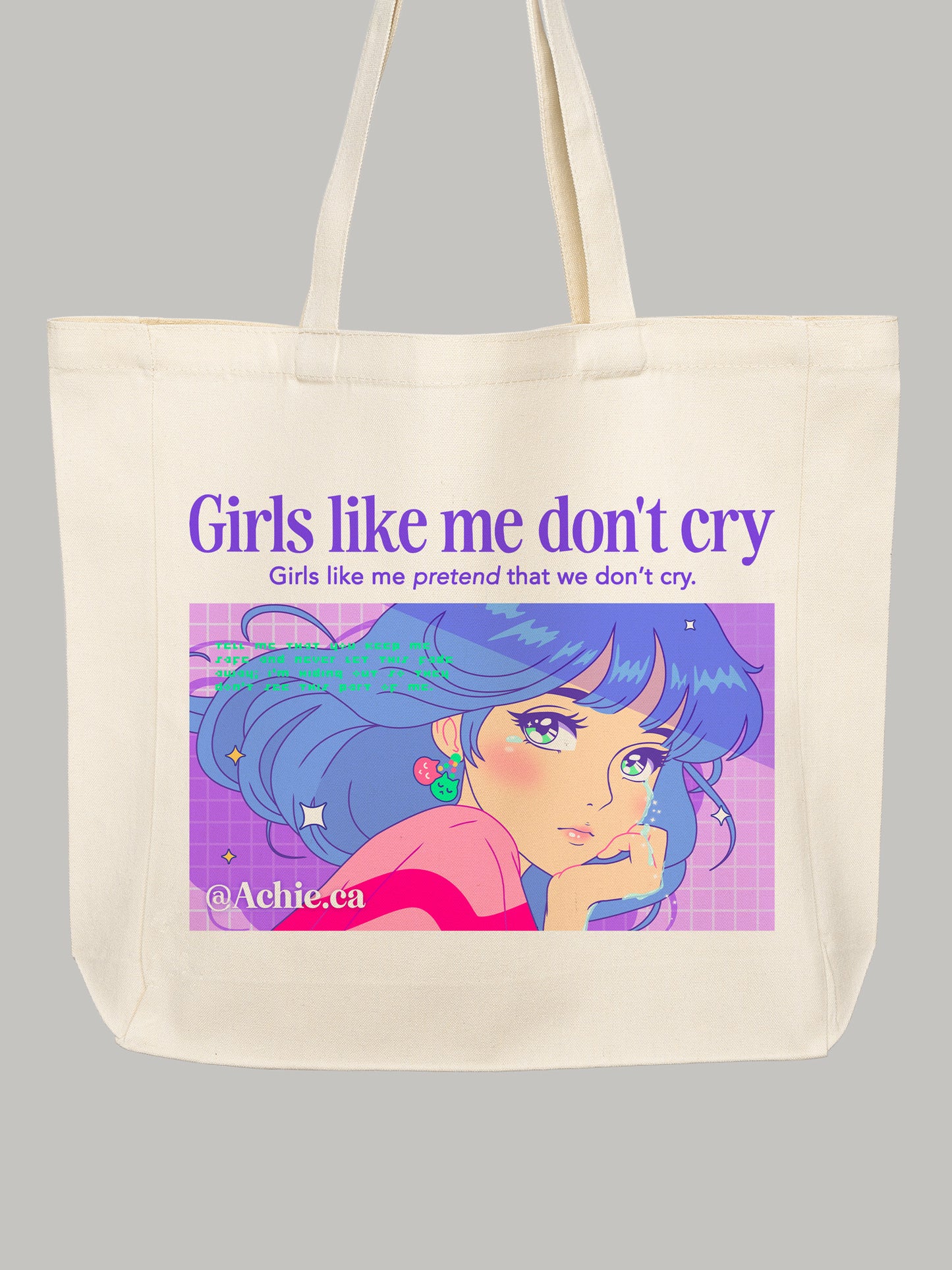 Girls Like Me Don't Cry (Tote Bag)