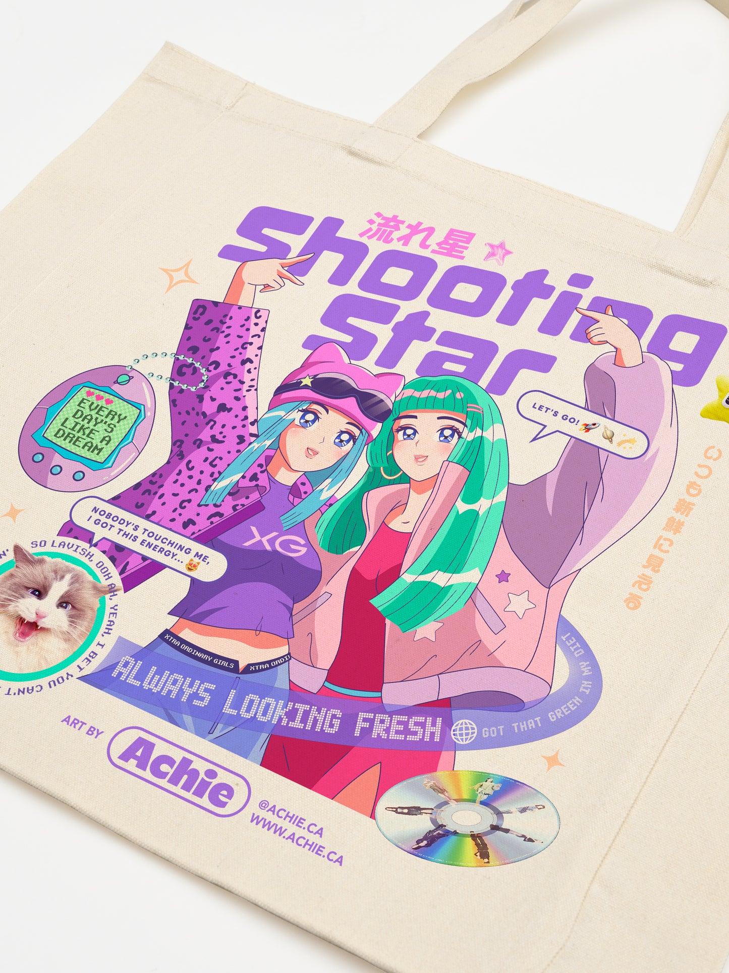 Shooting Star Tote Bag