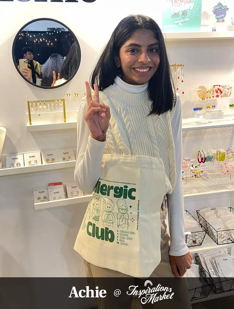 The Allergic Club (Green) Tote Bag
