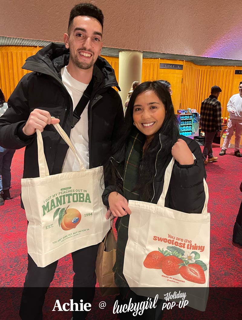 I Got My Peaches Out In Manitoba Tote Bag