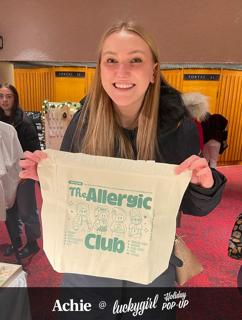 The Allergic Club (Green) Tote Bag