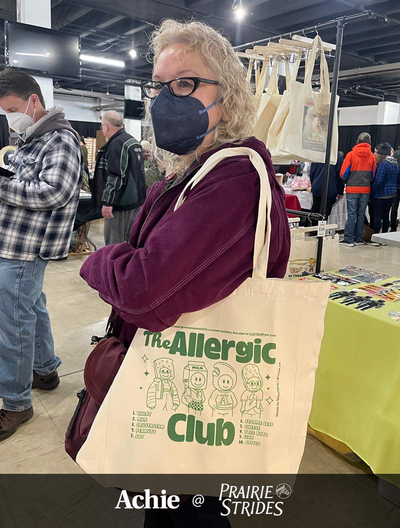 The Allergic Club (Green) Tote Bag