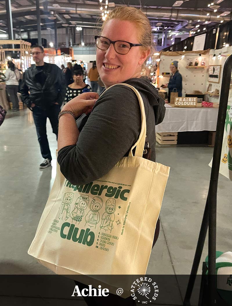 The Allergic Club (Green) Tote Bag
