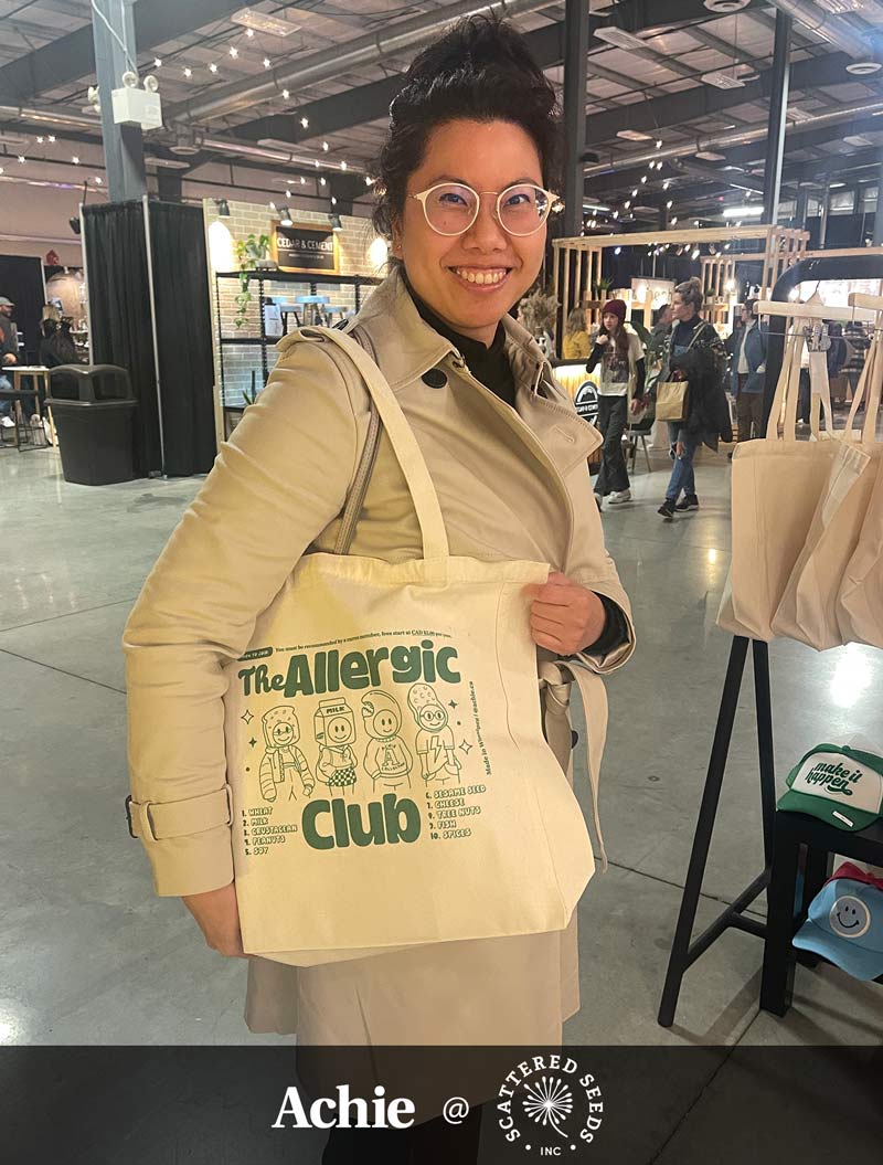 The Allergic Club (Green) Tote Bag