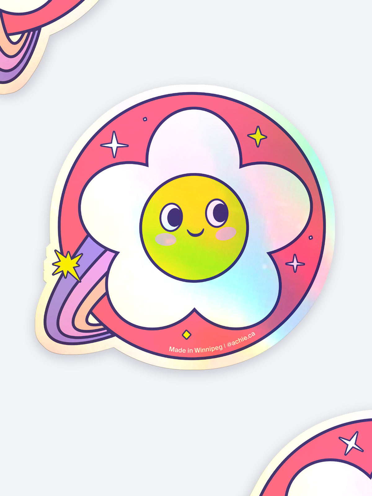 Daisy Shooting Star Vinyl Sticker