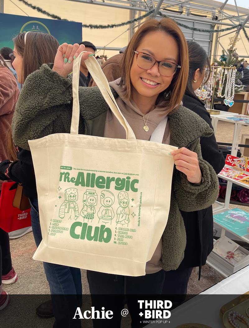 The Allergic Club (Green) Tote Bag
