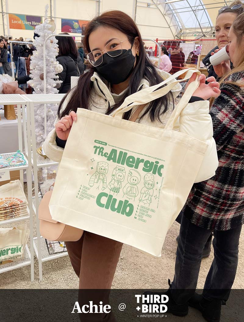 The Allergic Club (Green) Tote Bag