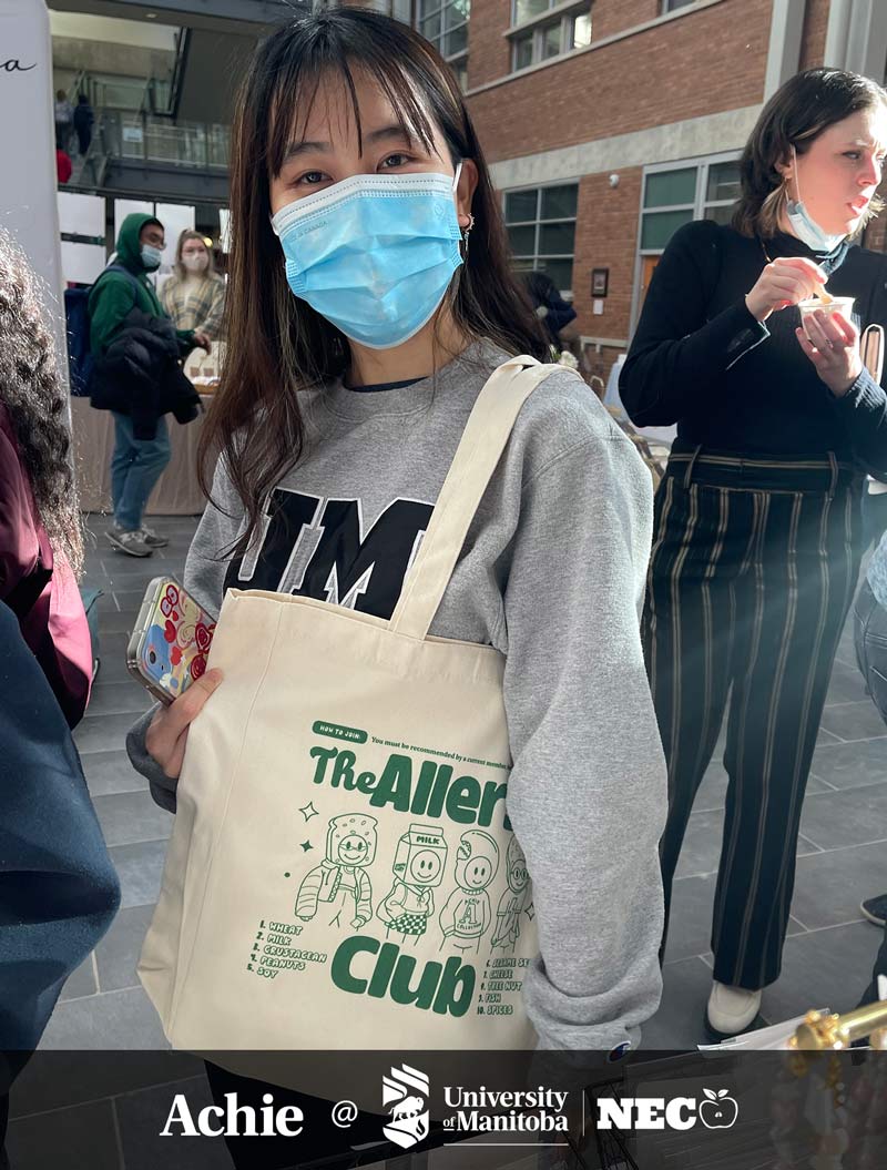 The Allergic Club (Green) Tote Bag