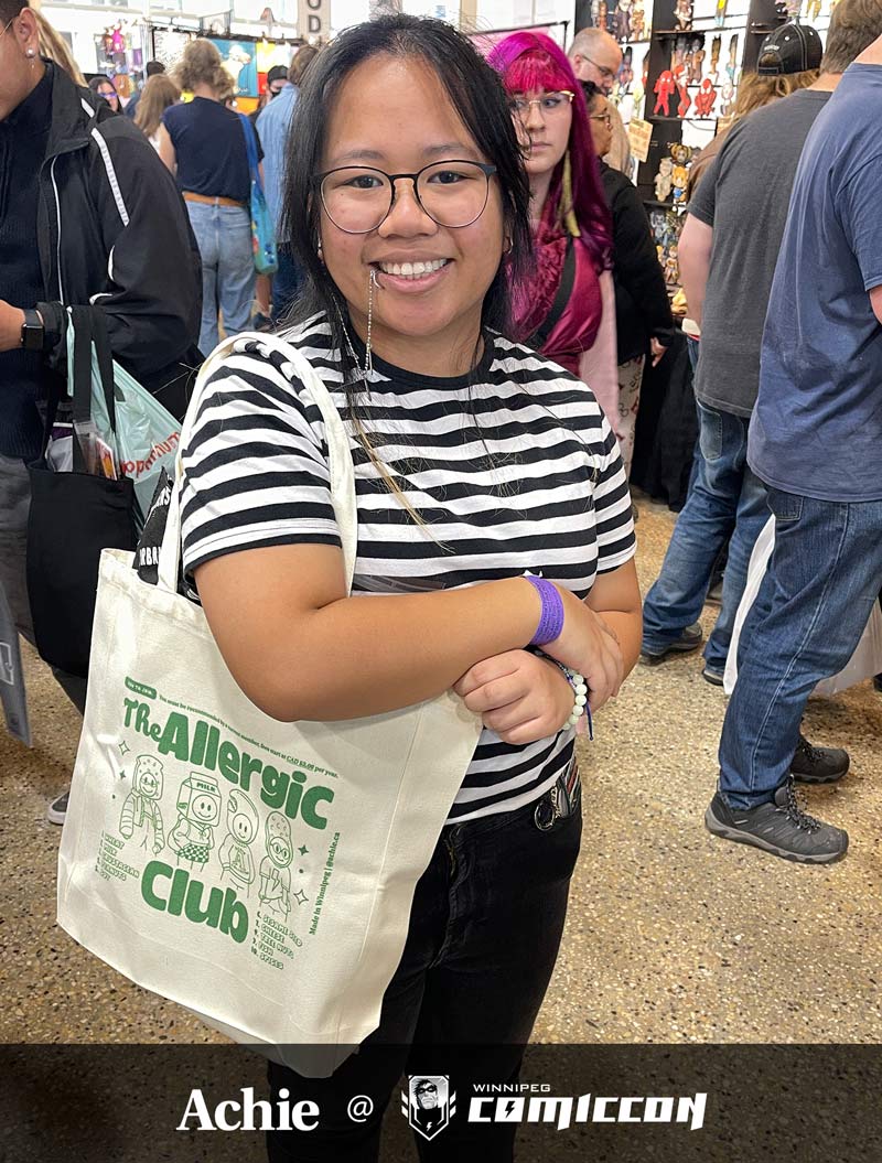 The Allergic Club (Green) Tote Bag