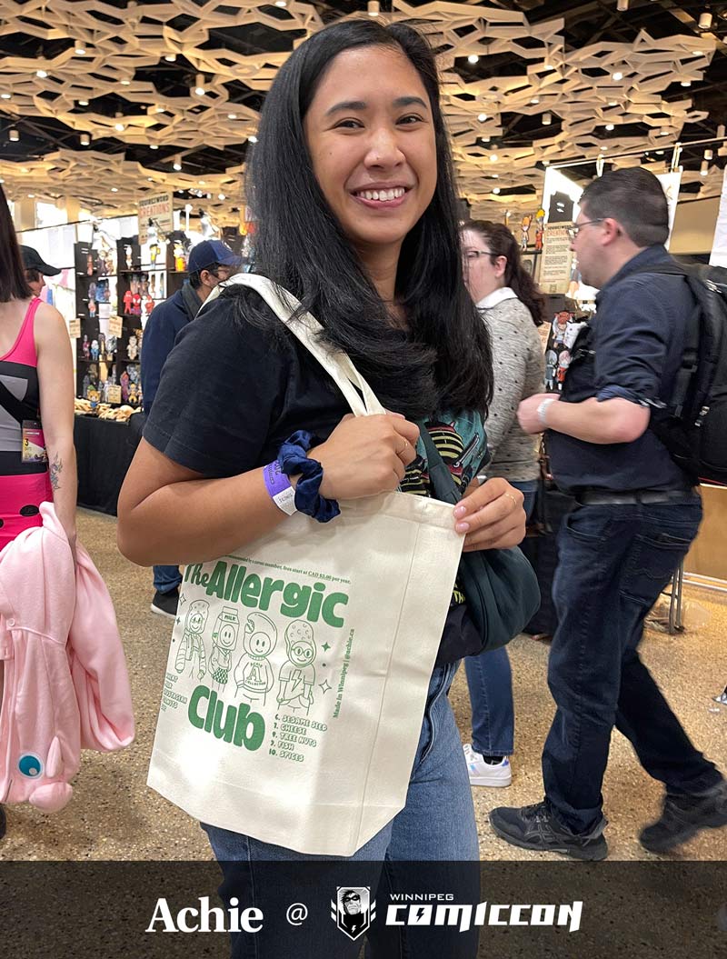 The Allergic Club (Green) Tote Bag