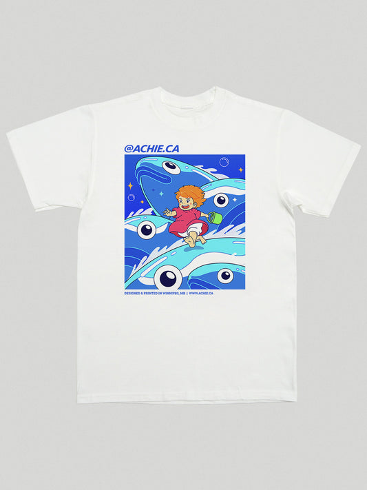Little girl running T-shirt