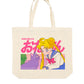 Girl with a Cat Tote Bag