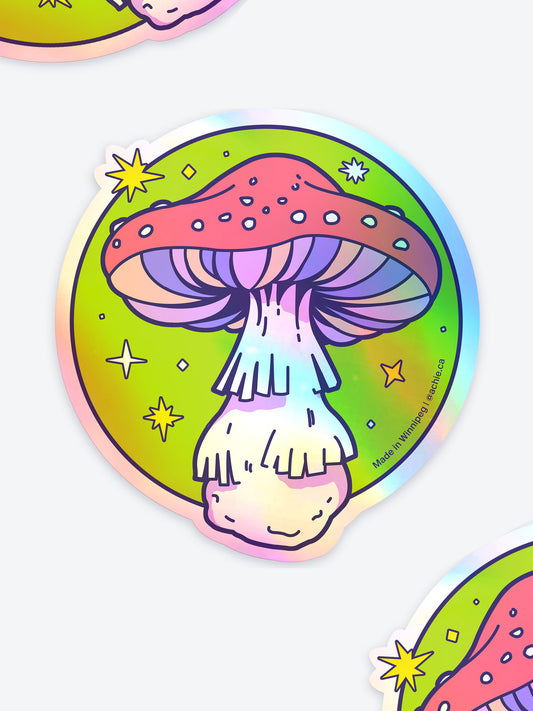 Mushroom V1 Vinyl Sticker