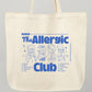 The Allergic Club (Blue) Tote Bag