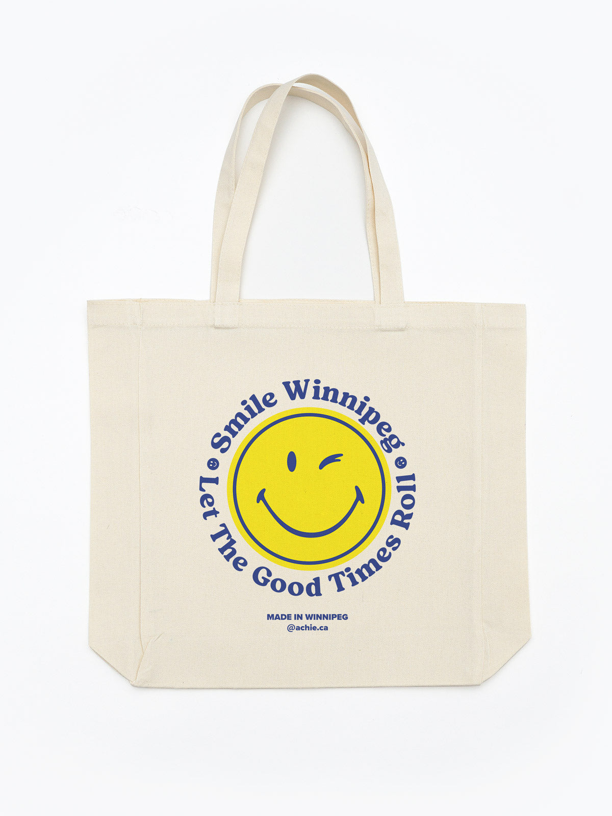 Smile Winnipeg Tote Bag