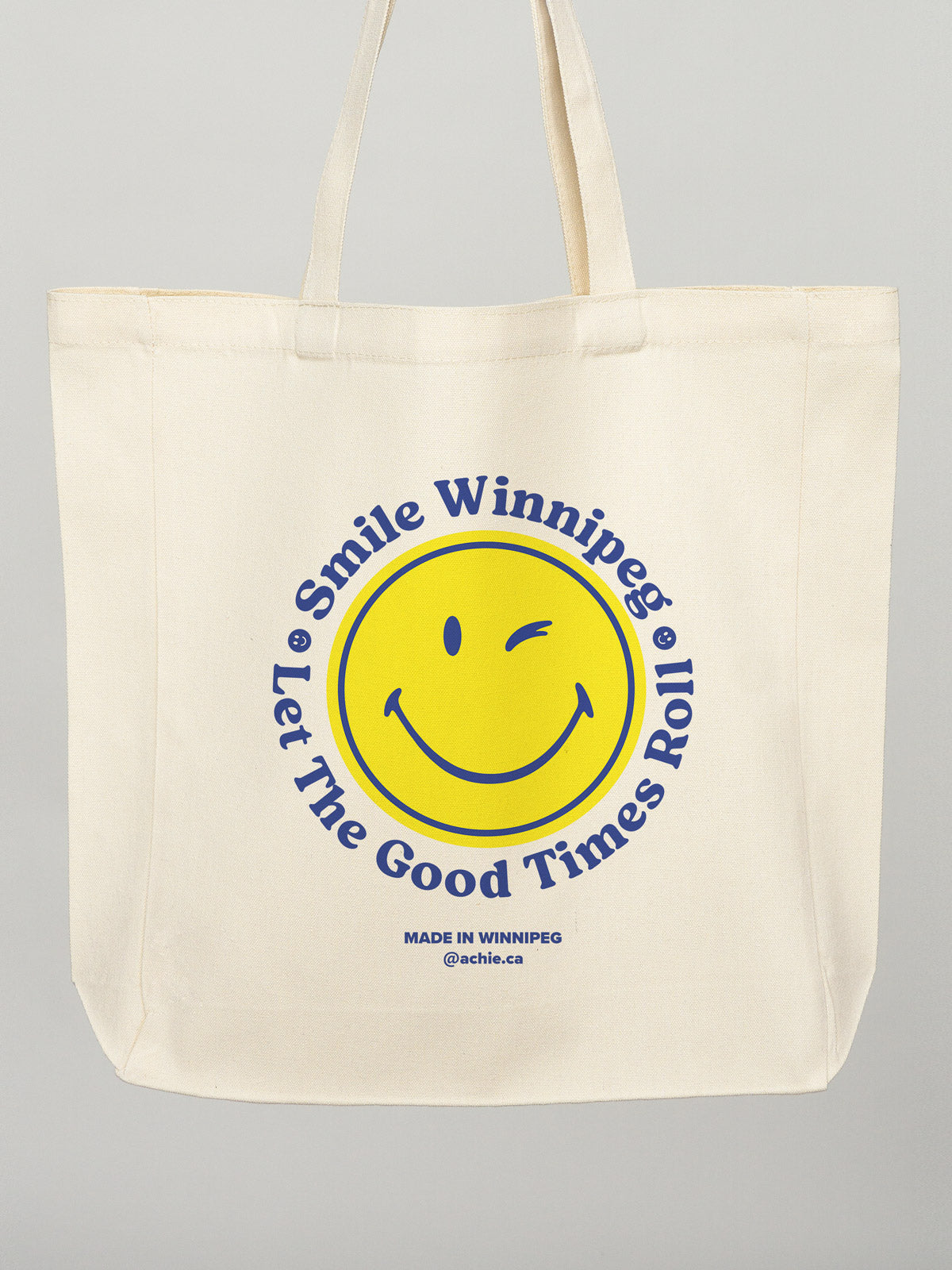 Smile Winnipeg Tote Bag