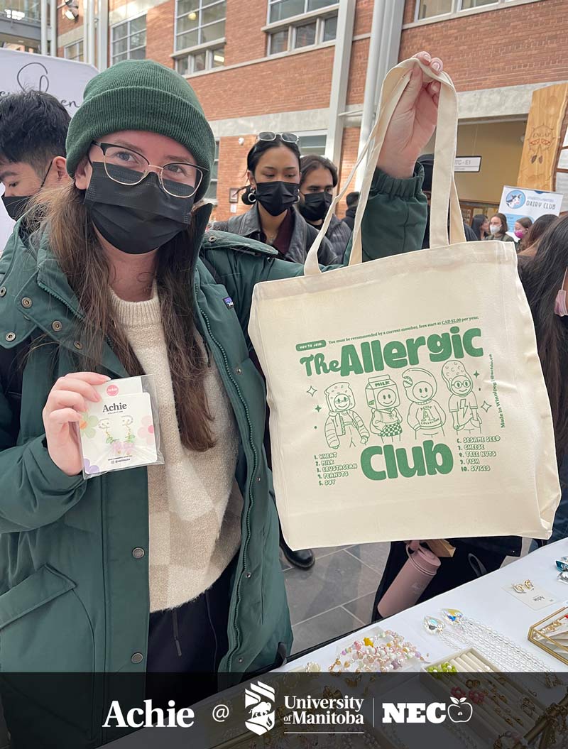 The Allergic Club (Green) Tote Bag