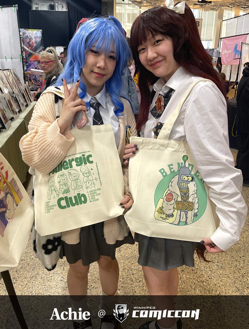 The Allergic Club (Green) Tote Bag