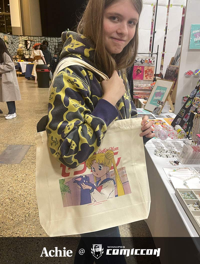 Luna And Usagi Tote Bag